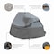 Modern Leisure Garrison Zero-Turn & Riding Lawnmower Cover, Waterproof, Fits Decks up to 82in.Lx5in.Wx47in.H, Granite 3045 - alternate 9